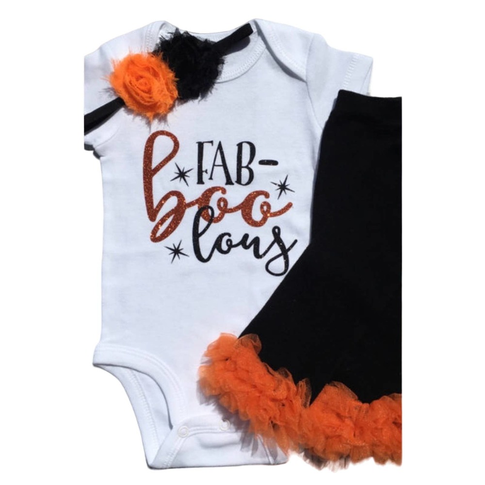 Baby Girl Halloween Outfit, FABOOLOUS, 3 Piece Outfit
